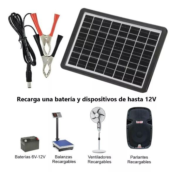Panel Solar Portátil 15W con Salida USB – Carga Rápida y Energía Renovable