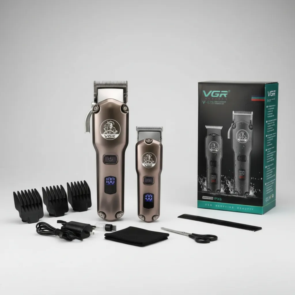 Set VGR V-675 Máquina Metal + Patillera