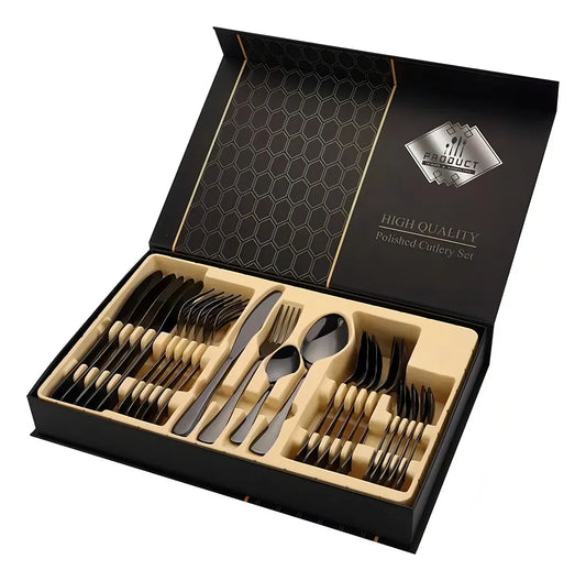 Set De Cubiertos Premium 24 Piezas