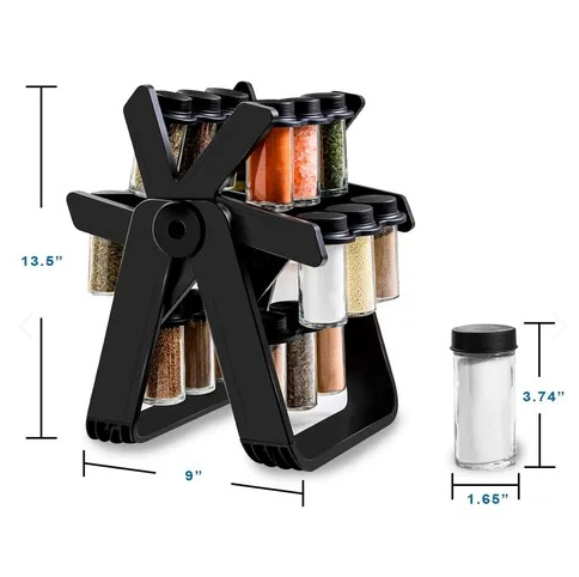 CONDIMENTERO RULETA 18 PIEZAS